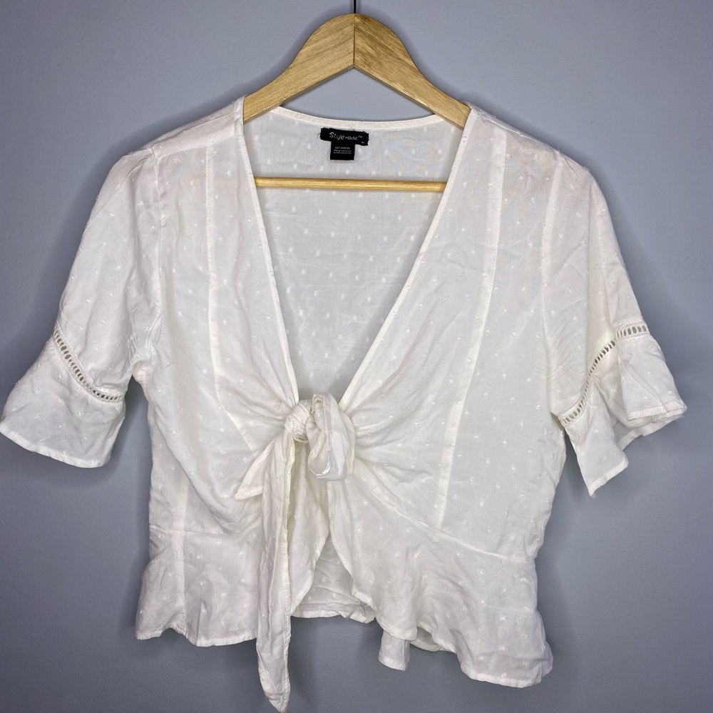 White Fashion Top
